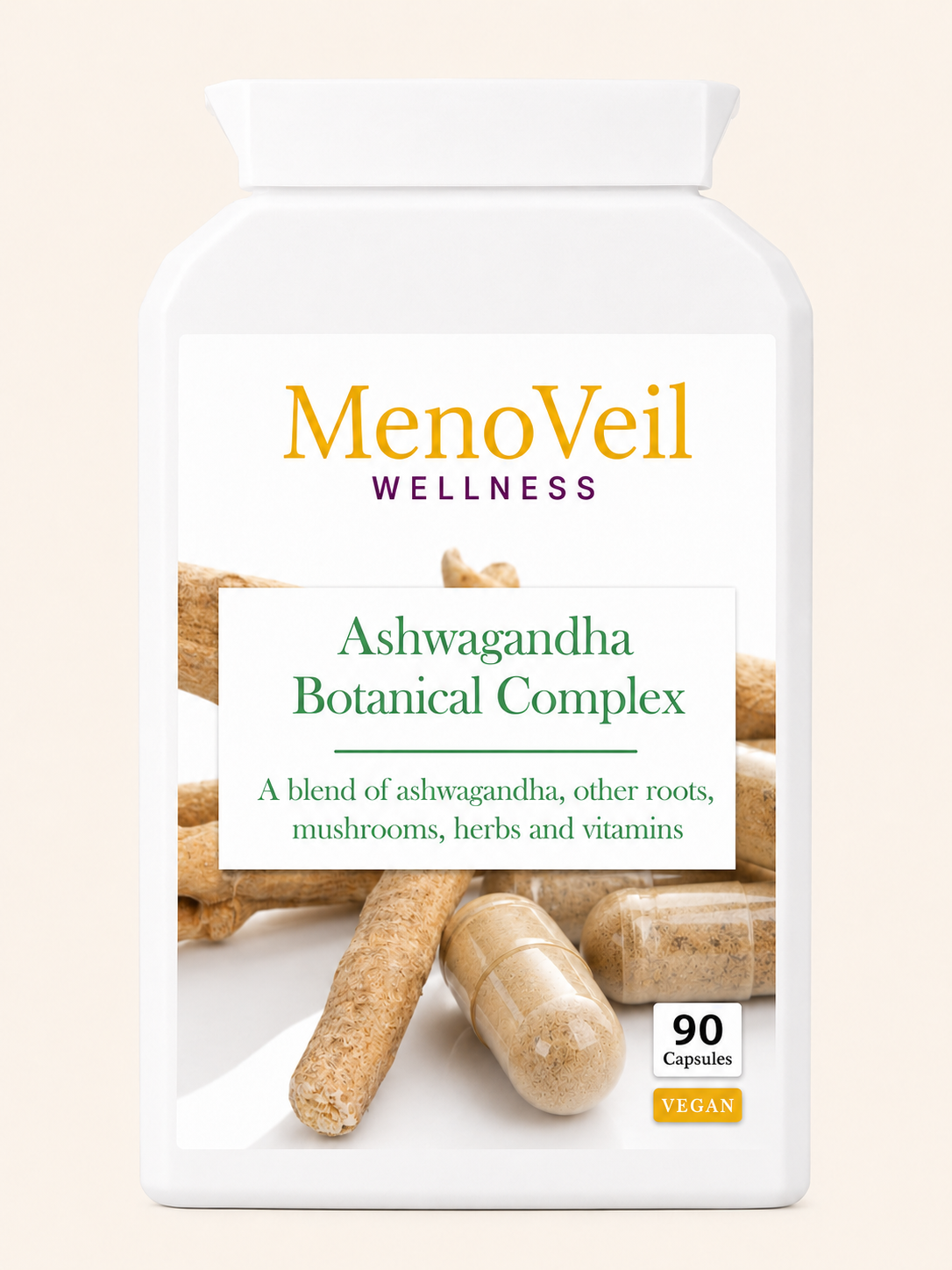 MenoVeil Ashwagandha Botanical Complex front