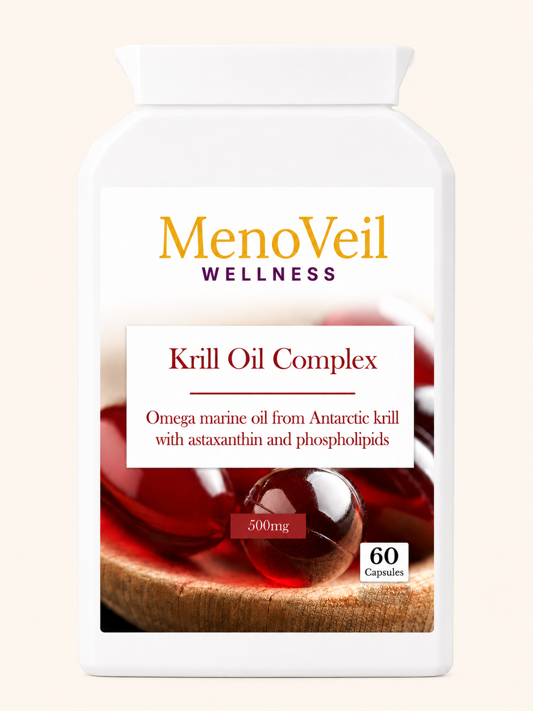 MenoVeil Krill Oil Complex front